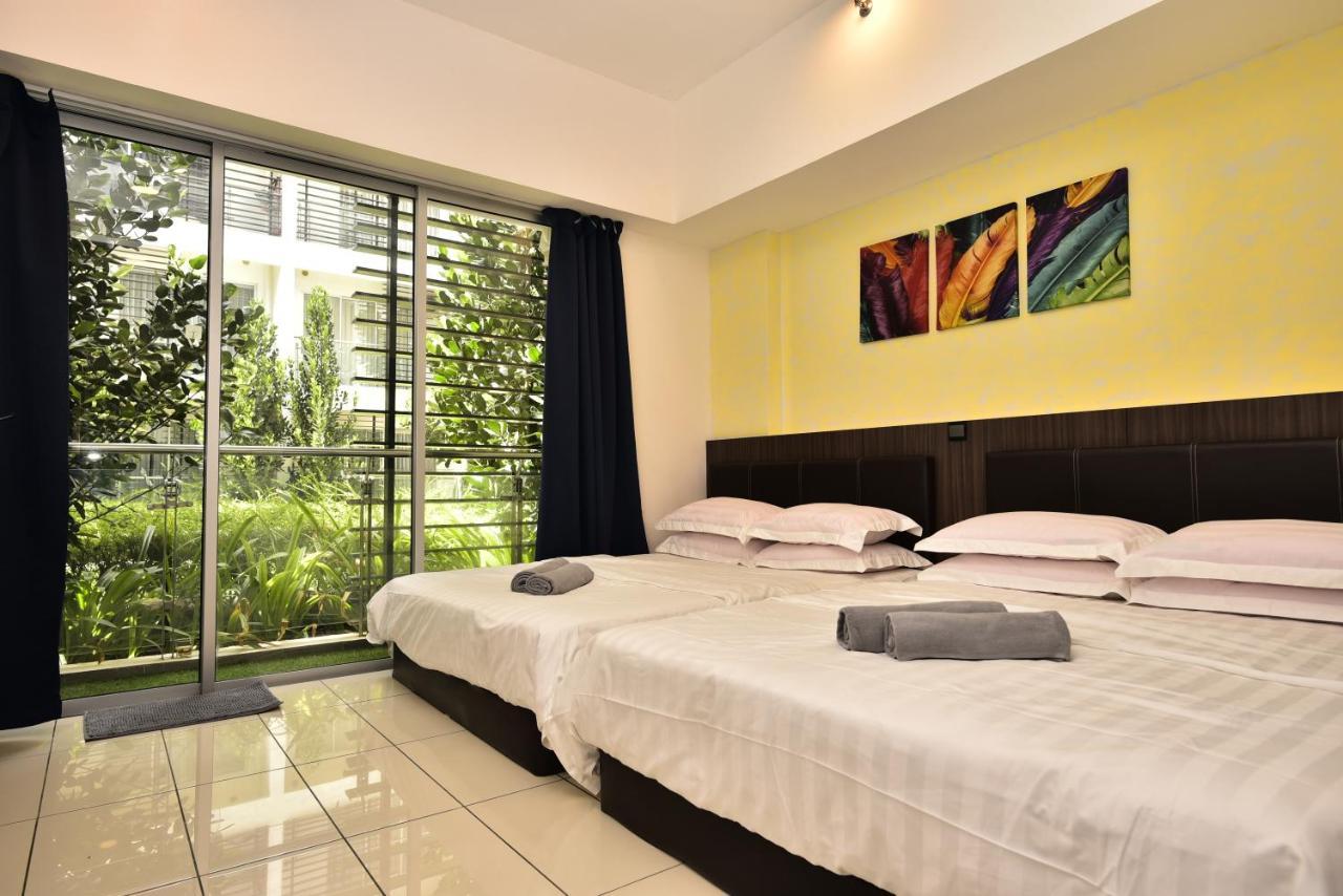 H&F Homestay The Two Owls Nest Aeropod Sovo Studio Room - 2 Queen Bed - Near Airport - Free Parking コタキナバル エクステリア 写真